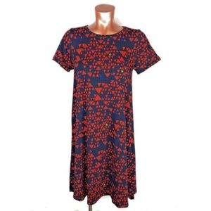 LuLaRoe Carly Dress High-Low Geo Print XS